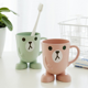 thumbnail image 1 of Inicio Vasos de baño Portacepillos de dientes Portacepillos de dientes Vaso redondo para lavarse los dientes Vaso para beber de polipropileno Vaso para dientes Viajes Camping, 1 of 6