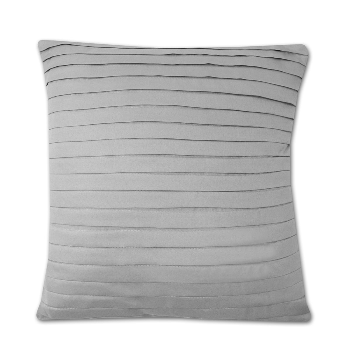 4 Piece Buffalo Plaid All-Season Comforter, 2 Shams & Throw Pillow Set - Black & Grey, King