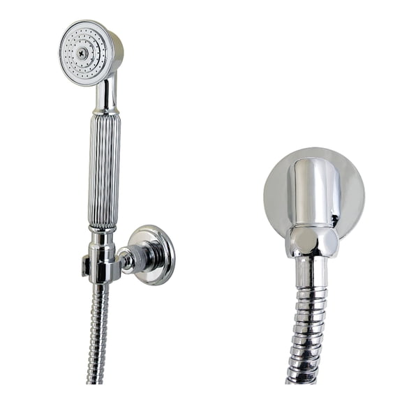 Kingston Brass KX1071SE Vintage Hand Shower Kit, Polished Chrome
