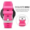 thumbnail image 2 of Mignova Watch Band For LG Watch R W100/LG Watch Urbane W150,Sport Silicone Strap Quick Release Soft Rubber Replacement Watch Bands for LG Watch R W100/LG Watch Urbane W150(Pink), 2 of 6