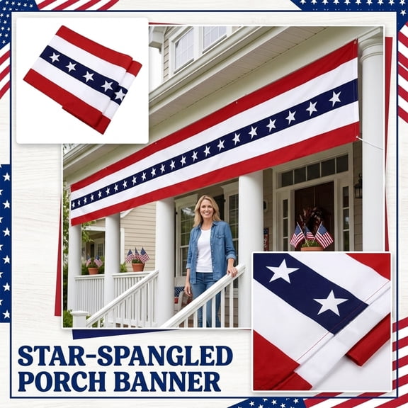 4Th of July 250Th Anniversary Banner Decoration for Independence Day In The United States As Show