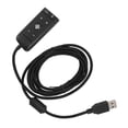 thumbnail image 4 of USB to 3.5mm Jack Audio Sound Card Adapter with Headphone and Microphone Jack for Kingston HyperX Cloud II, 4 of 5