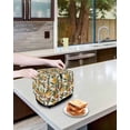 thumbnail image 3 of Summer Banana Pineapple Toaster Cover 4 Slice, Large Kitchen Appliance Covers, Tropical Fruit Botanical Toaster Oven Cover with Loop, Bread Machine Cover Polyester Dust Cover Protection, 3 of 4