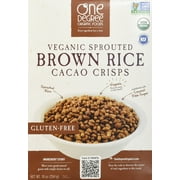 One Degree Organic Foods Sprouted Brown Rice Cacao Crisp, 10 Ounce (Pack of 6)