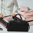 thumbnail image 1 of Bolsa de deporte para gimnasio, equipaje, bolsa de viaje, bolsa de lona para natación, ejercicio al aire libre, hombres y mujeres Negro, 1 of 8