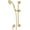 Unlacquered Brass, variant on Rohl 1301E Spa Shower 1.8 GPM Single Function Hand Shower Package - Brass