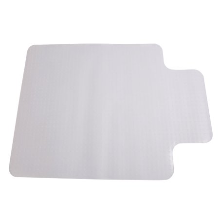 Frogued 90 x 120 x 0.22cm PVC Home-use Protective Mat Chair Pad with Nail for Floor Chair Transparent