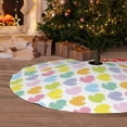 thumbnail image 6 of Pofeuu Colorful Rubber Duck Print Christmas Tree Skirt, Merry Christmas Skirt Xmas Tree Ornaments for Xmas Holiday Party Decorations-36", 6 of 7