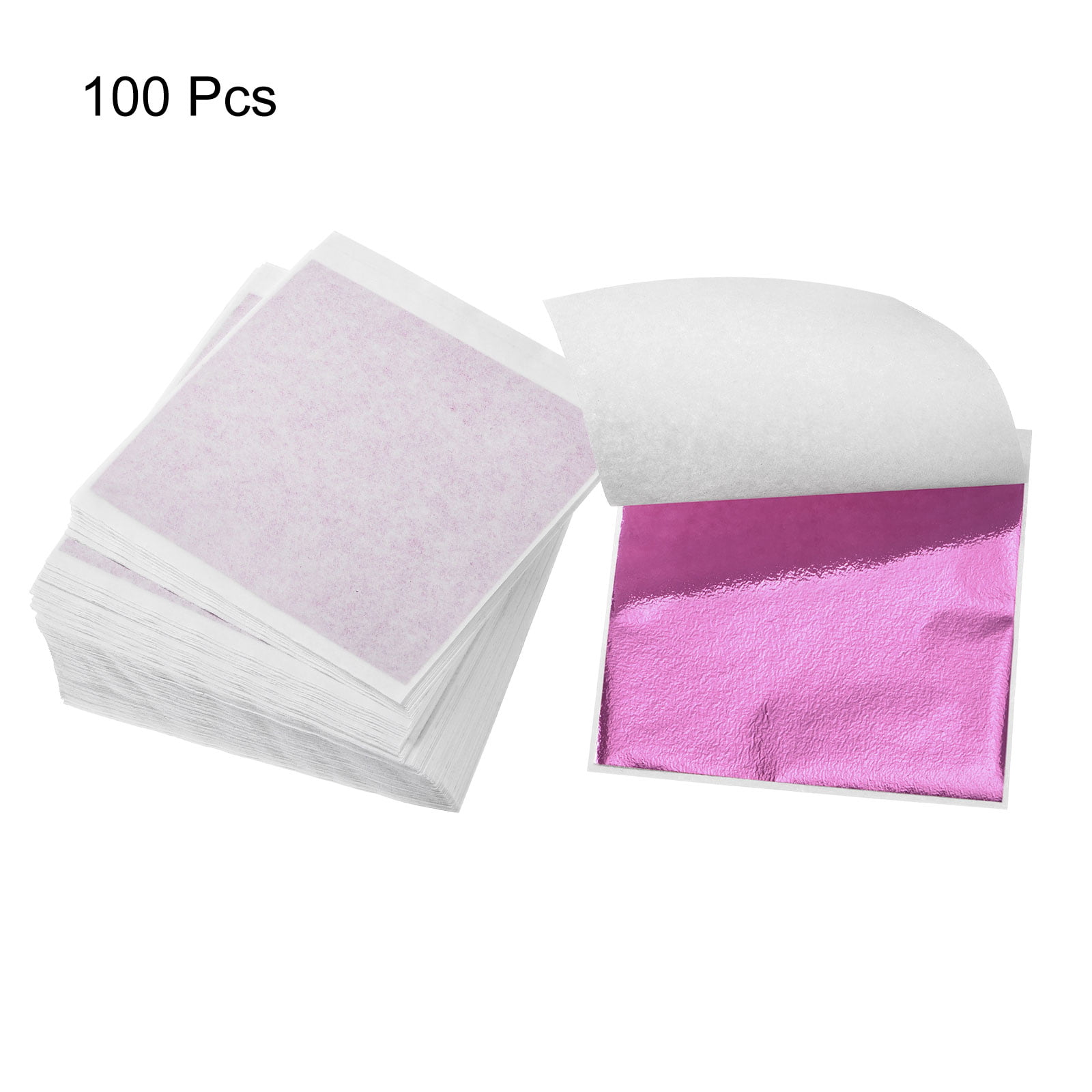 Pink Leaf Foil Paper Sheets for Crafts, Resin, Scrapbooking, Gilding,  Framing, Pink Leaf Foil Sheets, Nail Art, Thin Foil Sheets, Craft 