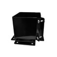 thumbnail image 1 of 6 x 6 in. Post Base Bolt Spike Head, Black, 1 of 1