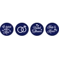 thumbnail image 2 of Darling Souvenir Candy Favor Bridal Shower Party Theme&nbsp;chocolate&nbsp;Stickers 190 Pcs-Navy Blue, 2 of 2