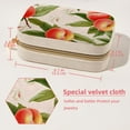 thumbnail image 5 of Peach Velvet Portable Jewelry Display Stand and Organizer with Removable Compartment - Gift, 5 of 7