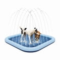 thumbnail image 2 of Square PVC Water Sprinkler Pad For Kids And Pet With Adjustable Water Jets NonSlip Surface For Outdoor Summer Water Play, 2 of 11