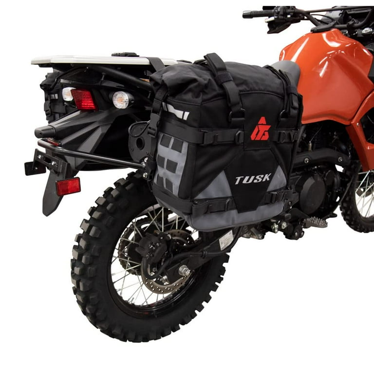 Tusk Pannier Racks with Tusk Pilot Pannier Bags For KAWASAKI