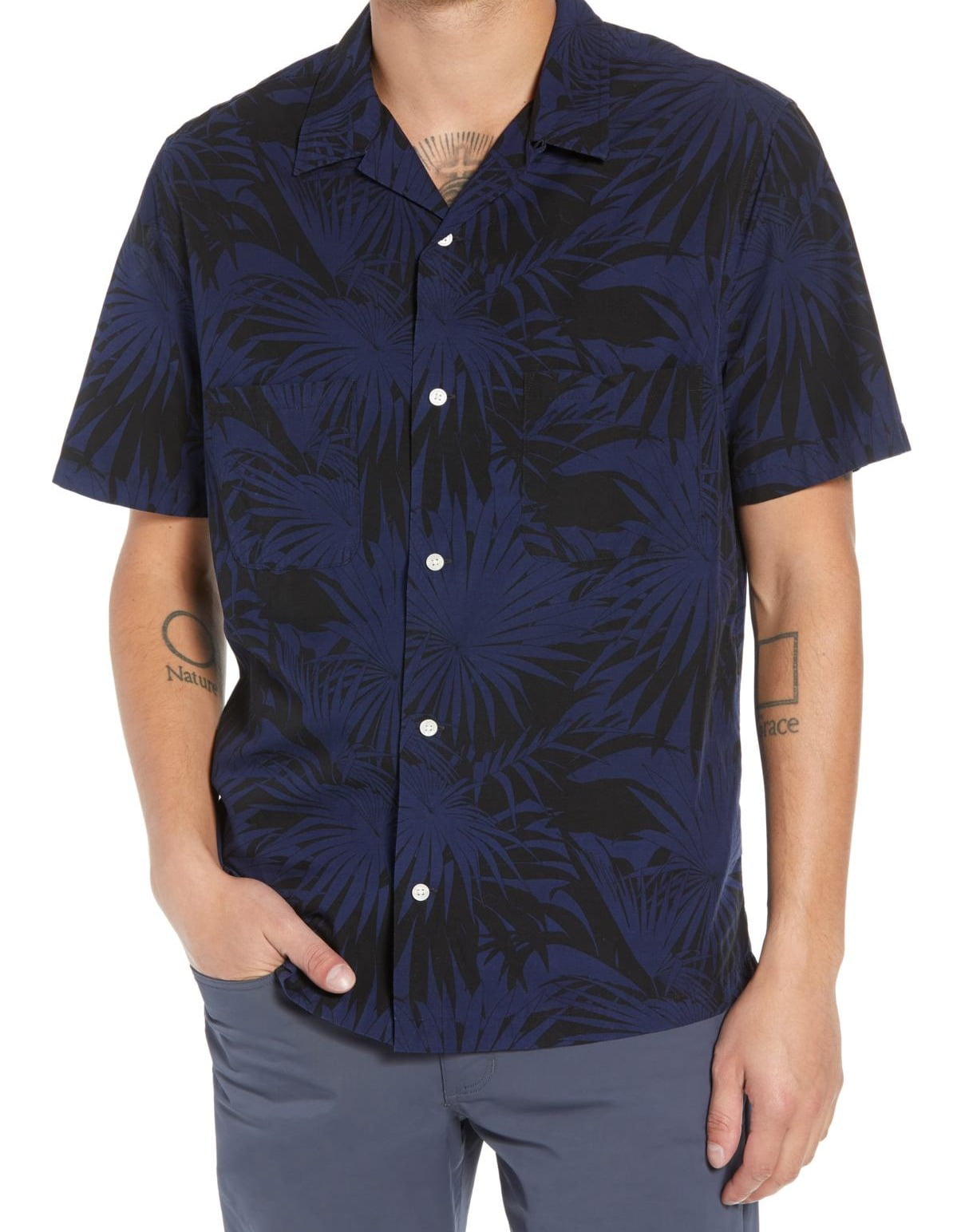 walmart hawaiian shirts men