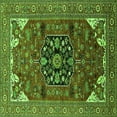 thumbnail image 1 of Ahgly Company Indoor Square Persian Green Traditional Area Rugs, 4' Square, 1 of 4