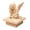 Limestone Color, variant on Sculptured Sleeping Cherub Polystone Post Cap with Rope Base, 3.5" – Terra Cotta