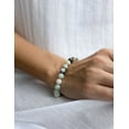 thumbnail image 2 of Amazonite Bracelet This bracelet has been cleansed with Tibetan singing bowls and charged with moon energy for you. | Stone Beads Bracelet | Focus on Heart Chakra | Stunning Gem Patterns Ton, 2 of 2