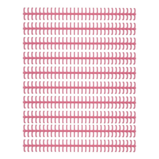 Khall PP Plastic Binding Comb, Pink, 10 Count