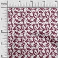 thumbnail image 1 of oneOone Cotton Silk Burgundy Fabric Florals Diy Clothing Quilting Fabric Print Fabric By Yard 42 Inch Wide-4OO, 1 of 4