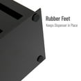 thumbnail image 6 of Mind Reader Utensil Dispenser, Silverware Organizer, Plastic Fork and Spoon Dispenser, Black, 6 of 7