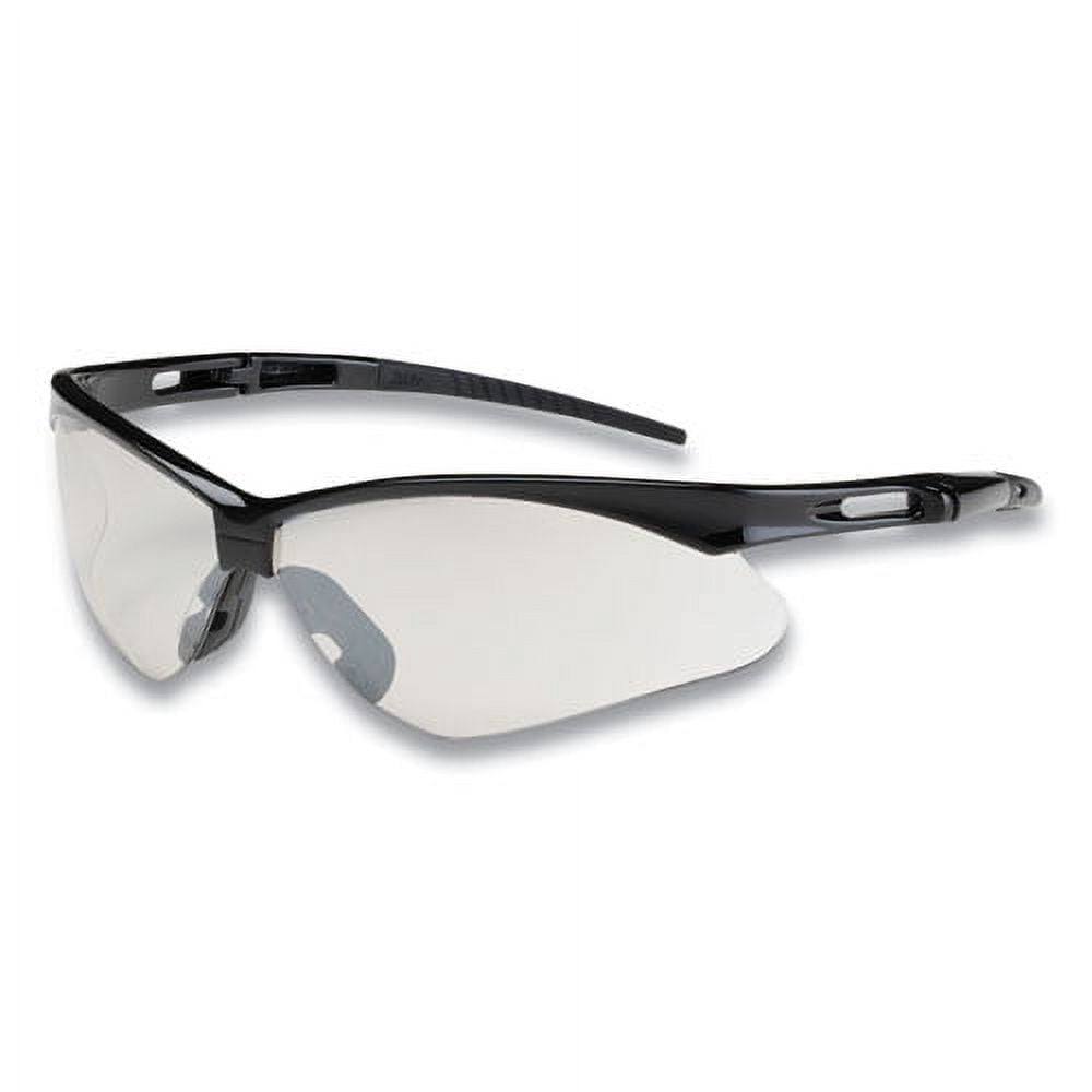 Anser Optical Safety Glasses, Anti-Scratch, Clear Lens, Black Frame | Bundle of 5 Each