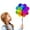 Multicolor, variant on WZXPWT 36-inch Rainbow Wind Spinners, Reflective Outdoor Pinwheels for Garden Yard Deterrents & Decoration, Weather-Resistant Spinning Art