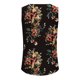 thumbnail image 5 of Tops estampados en color sólido sin mangas con botones y cuello redondo a la moda para mujer Fridja  qr3274, 5 of 5
