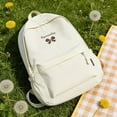 thumbnail image 1 of QTOCIO Fresh And Sweet Backpack For Girls Macaron Colored Backpack Versatile Bow Ties Backpack For Going Out, 1 of 4