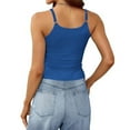 thumbnail image 4 of AherBiu Crop Tops for Women Summer Tank Tops Slim Fitted Sleeveless Going out Tops Camisole Shirts, 4 of 6