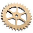 thumbnail image 2 of Wooden Wheel Gear Wall Art Decor Golden Color for Home Office 12.5 Inches, 2 of 4