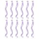 thumbnail image 1 of 12 hair extensions Straight, clip-in synthetic hair extensions for children and girls with party highlights, 1 of 4