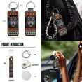 thumbnail image 5 of Yuyamidu Aztec Wolf Car Seat Covers Full Set with Steering Wheel Cover Seat Belt Cover Trash Bag Rearview Mirror Cover Keyrings Lipstick Holder 13 Pack Fit for Most Vehicles Decor, 5 of 5