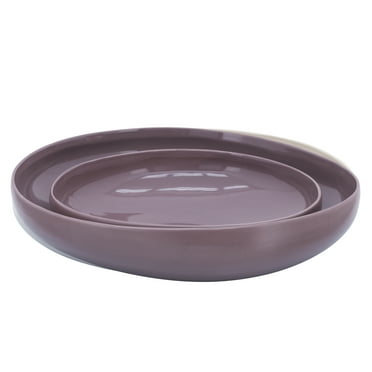 Sagebrook Home Set of 2 Unique Bowls 12/15", Lavender