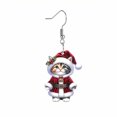 thumbnail image 2 of Pendientes para mujer, regalos para mujer, decoración navideña, colgante, ambiente navideño, decoración, escena navideña, pequeño colgante, pendiente, decoración, adorno navideño de plástico, 2 of 5