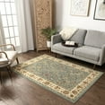thumbnail image 3 of Well Woven Persia Sarouk Blue 8'2" x 9'10" Area Rug Carpet, 3 of 6