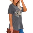 thumbnail image 3 of XCHQRTI Just Breathe Dandelion Women Tshirt Plus Size Graphic Shirt Short Sleeve Loose Tee Tops, 3 of 11