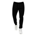 thumbnail image 2 of Ernkv Cargo Pants for Men Soft Safety Full Pants with Pocket High Waist Fashion Fall Winter Long Trousers Comfy Lounge Casual Solid Color Black M, 2 of 3