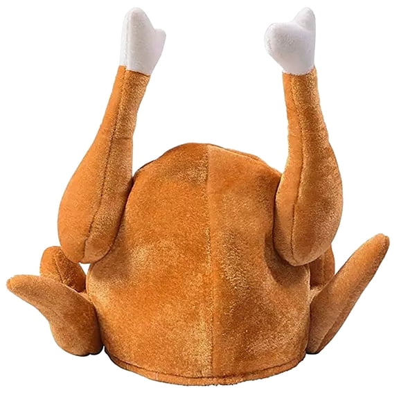PMVFHDE Festive Turkey Themed Hat for Seasonal Gatherings Amusing Solid Halloween Headwear for Holiday Parties B