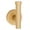 Champagne, variant on Alno A9381-MN Vita Bella 2" Wide Modern Smooth Bar Bathroom Towel Robe Wall Hook - Nickel