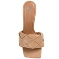 thumbnail image 4 of Journee Womens Maysie Open Square Toe Block Heel Sandals, 4 of 9