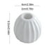 thumbnail image 3 of Candelabro de cerámica: difusor de aroma moderno para decoración de mesa, entrada de sala de estar, diseño geométrico, resistente al calor, fácil de limpiar, versátil para velas o aromas., 3 of 6