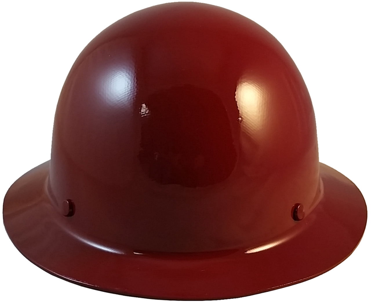 MSA Skullgard Full Brim Hard Hat with FasTrac III Ratchet Suspension - Maroon