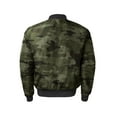 thumbnail image 5 of Ma Croix Mens Padded Parachute Bomber Lightweight Skinny Fit Casual Jacket, 5 of 6