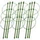 thumbnail image 2 of Para peonías, tomates y vides, estacas de 3 anillos, marcos de crecimiento de plantas de jardín, jaulas de soporte de plantas ajustables de 18", paquete de 3, 2 of 5