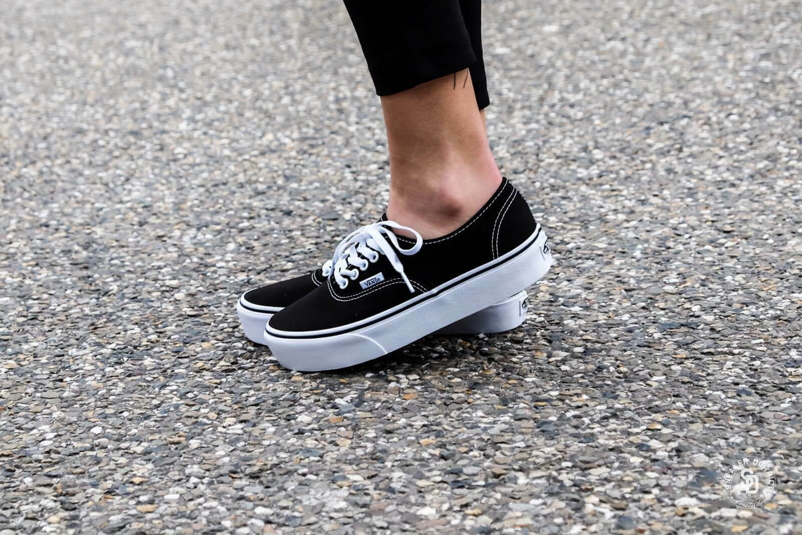 Vans Authentic Black Women's Skate Shoes Size 5 - Walmart.com