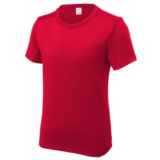 Gravity Threads UV Protection Poly Pro Youth Tee, True Red L