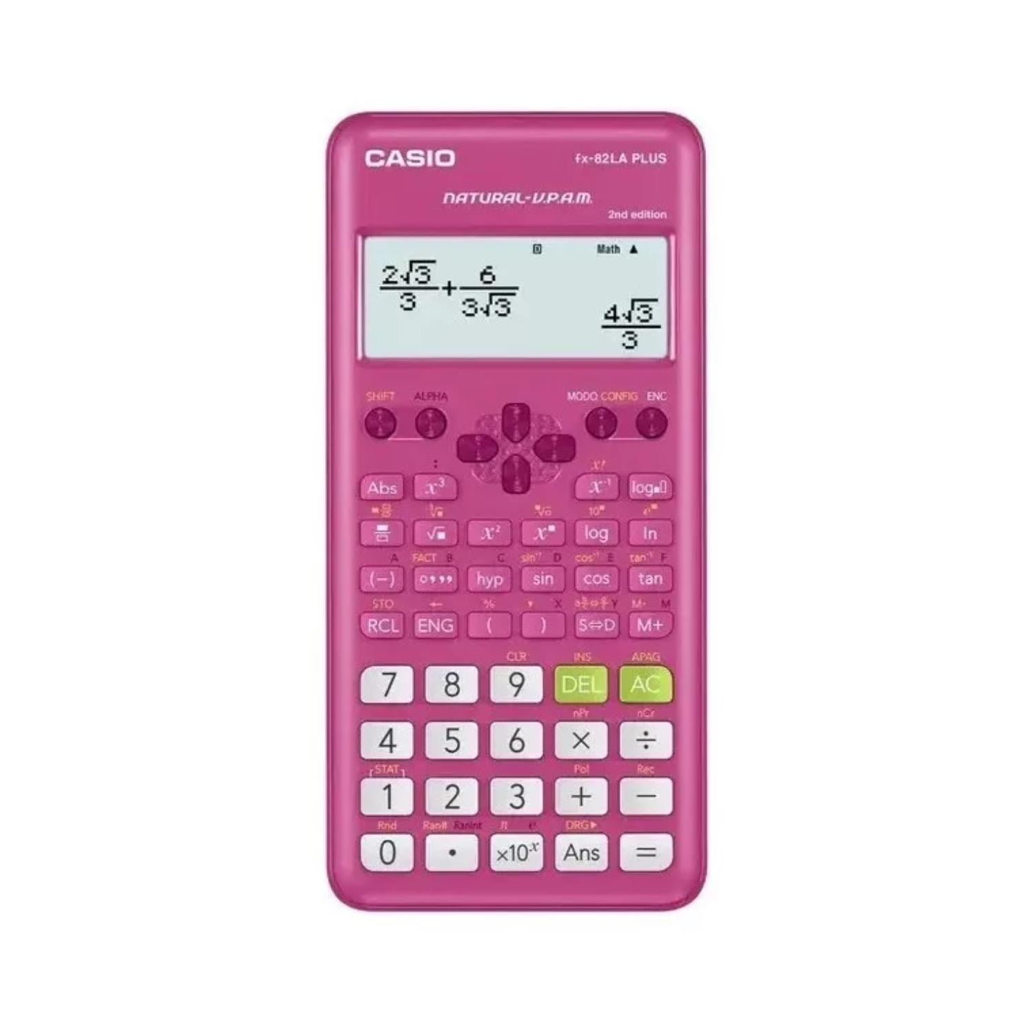 Calculadora Cientifica 252 Funciones Rosado Fx-82Es Plus Casio