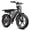 R002-S-15AH-Black, variant on TST Electric Bike for Adults, 750W Peak 1500W Motor, 20"x4" Fat Tire, E Mountain Bike, 48V/15AH UL2849