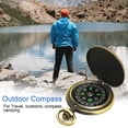 thumbnail image 2 of Visland Camping Survival Compass Waterproof High Sensitivity Accurate Positioning Easy to Read Retro Style Navigation Compass, 2 of 7